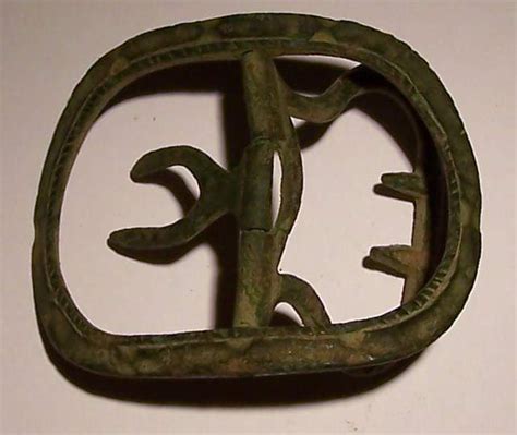 colonial shoe buckle identification